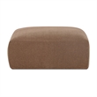 Moe's Home Collection Isla Ottomans Fabric Brown