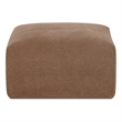 Moe's Home Collection Isla Ottomans Fabric Brown