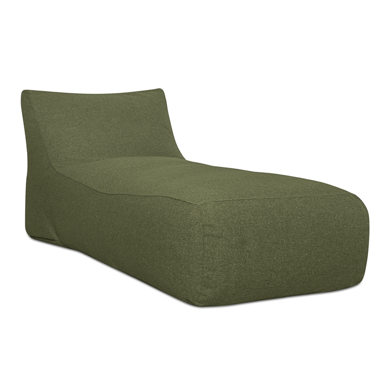 Moe's Home Collection Lirio Chaises Fabric Green