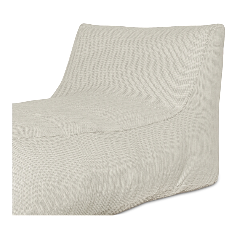 Moe's Home Collection Lirio Chaises Fabric White