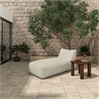 Moe's Home Collection Lirio Chaises Fabric White