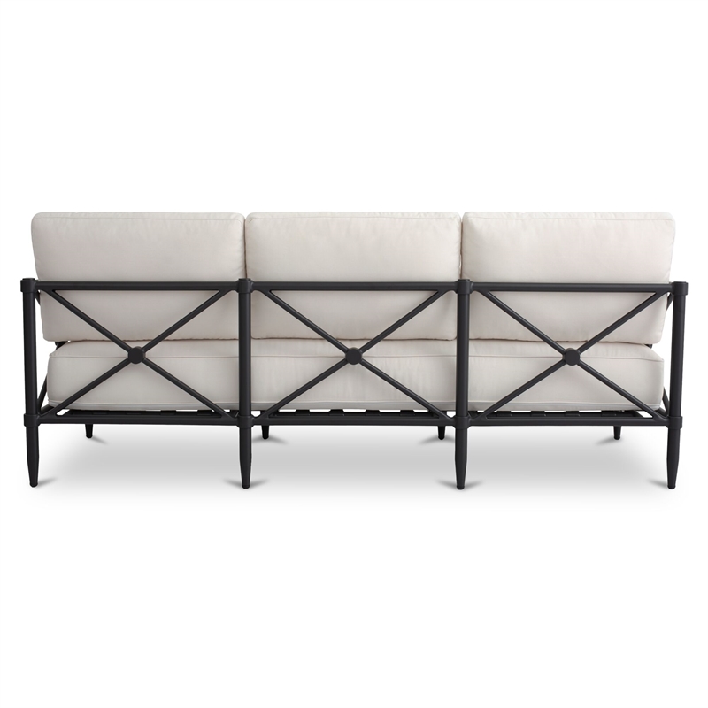 Moe's Home Collection Willow Outdoor Sofas Fabric White