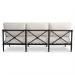 Moe's Home Collection Willow Outdoor Sofas Fabric White