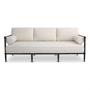 Moe's Home Collection Willow Outdoor Sofas Fabric White