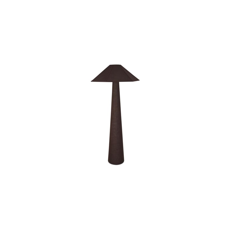 Moe's Home Collection Gigi Floor Lamps Fabric Brown