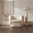 Moe's Home Collection Gigi Floor Lamps Fabric White