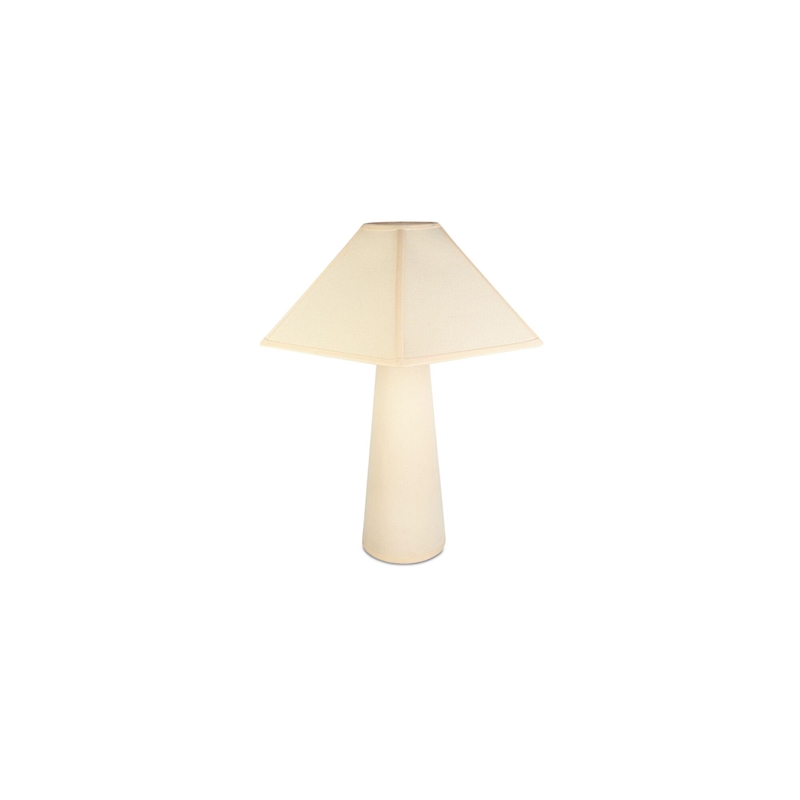 Moe's Home Collection Gigi Table Lamps Fabric White