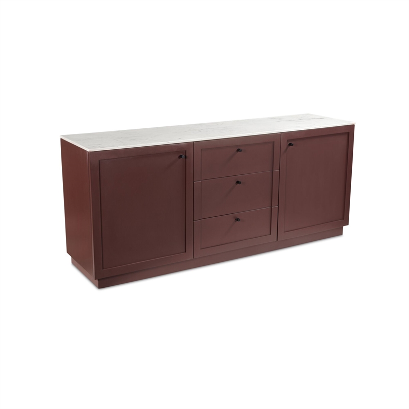 Moe's Home Collection Nadine Sideboards Marble Red
