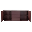 Moe's Home Collection Nadine Sideboards Marble Red