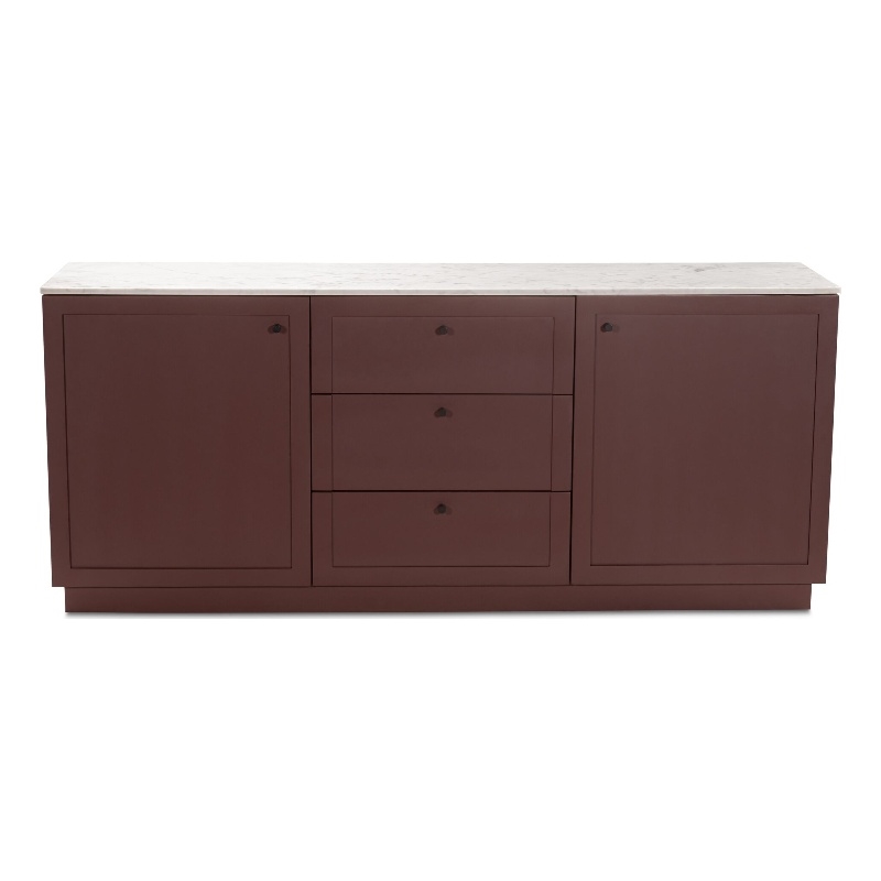 Moe's Home Collection Nadine Sideboards Marble Red
