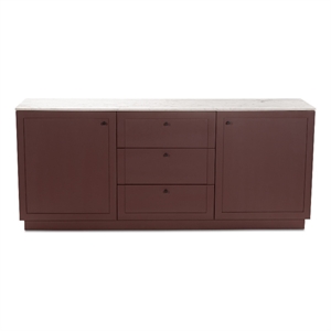 Moe's Home Collection Nadine Sideboards Marble Red