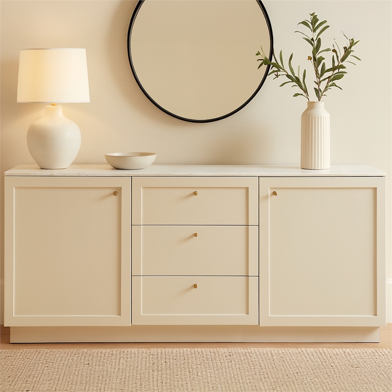 Moe's Home Collection Nadine Sideboards Marble White