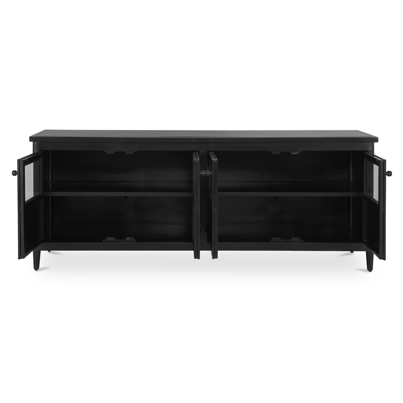 Moe's Home Collection Henry Media Units Metal Black