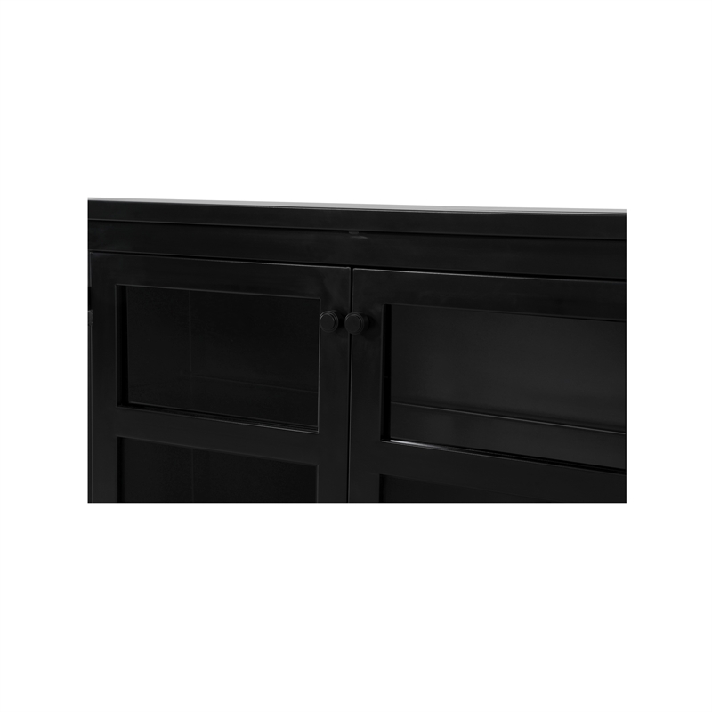 Moe's Home Collection Henry Media Units Metal Black