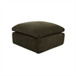 Moe's Home Collection Cates Ottomans Fabric Green