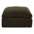 Moe's Home Collection Cates Ottomans Fabric Green