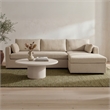 Moe's Home Collection Burrow Modular Sectionals Fabric Beige