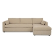 Moe's Home Collection Burrow Modular Sectionals Fabric Beige