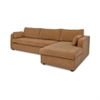Moe's Home Collection Burrow Modular Sectionals Fabric Brown