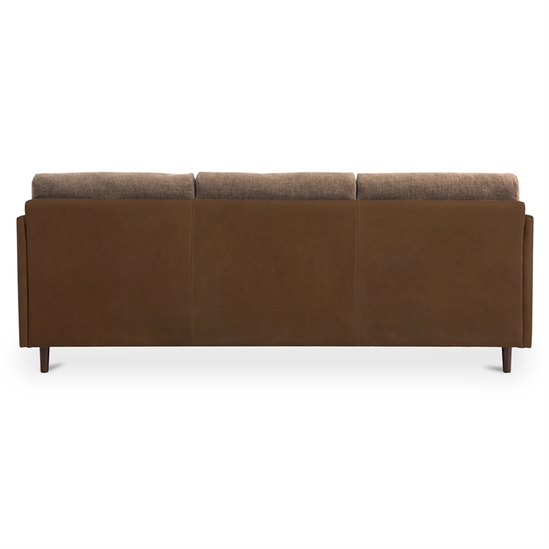 Moe's Home Collection Teller Sofas Fabric Brown