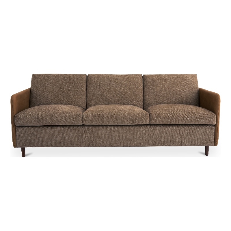 Moe's Home Collection Teller Sofas Fabric Brown