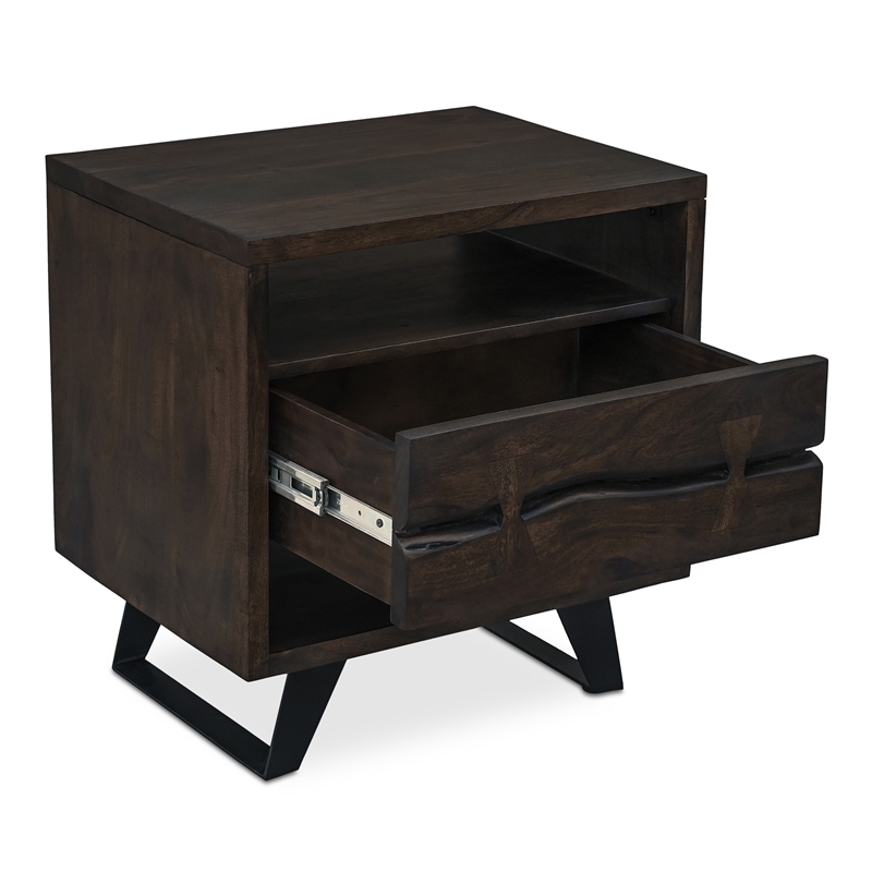 Moe's Home Collection Madagascar Nightstands Wood Brown