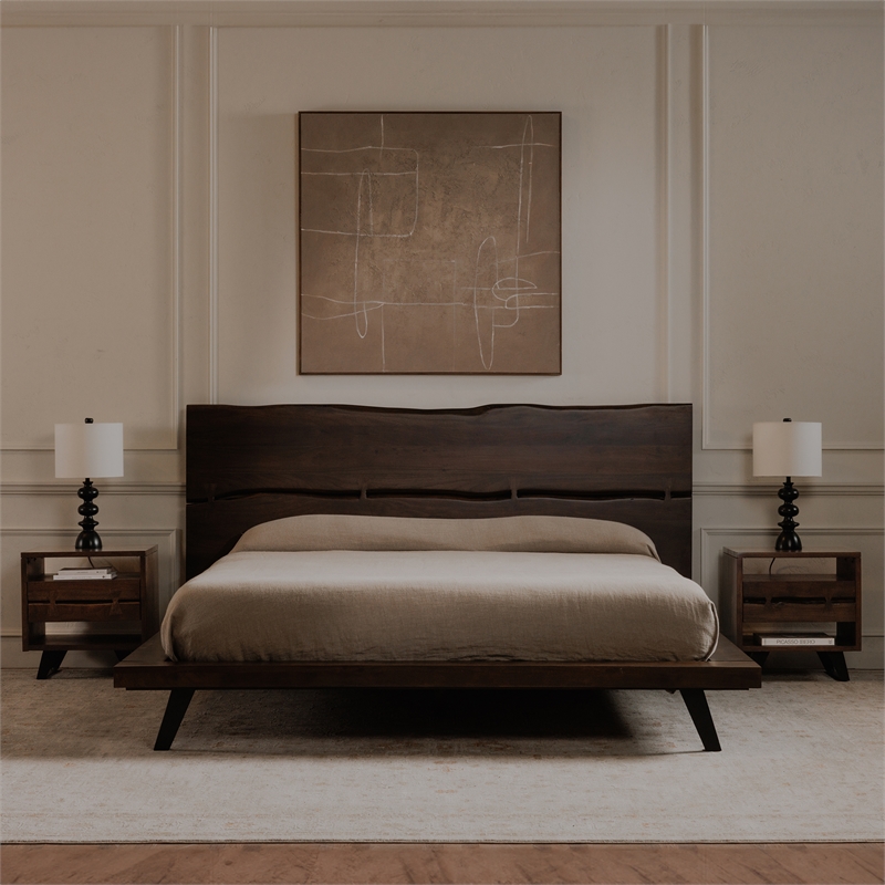 Moe's Home Collection Madagascar Nightstands Wood Brown