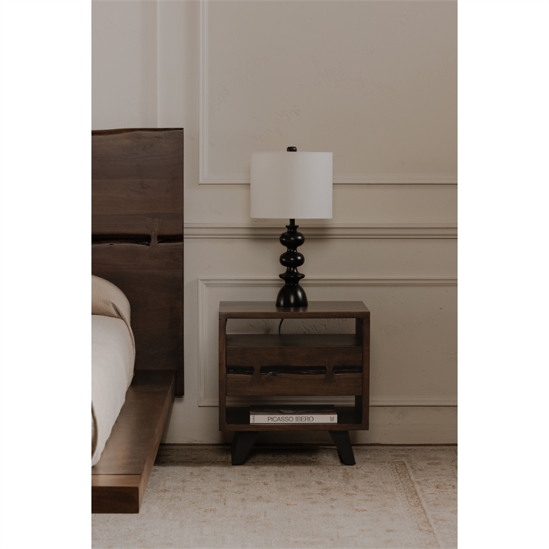 Moe's Home Collection Madagascar Nightstands Wood Brown