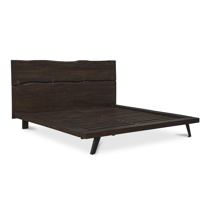 Moe's Home Collection Madagascar Beds Wood Brown