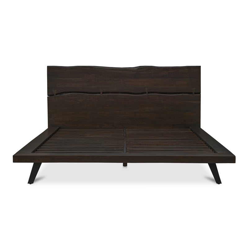 Moe's Home Collection Madagascar Beds Wood Brown