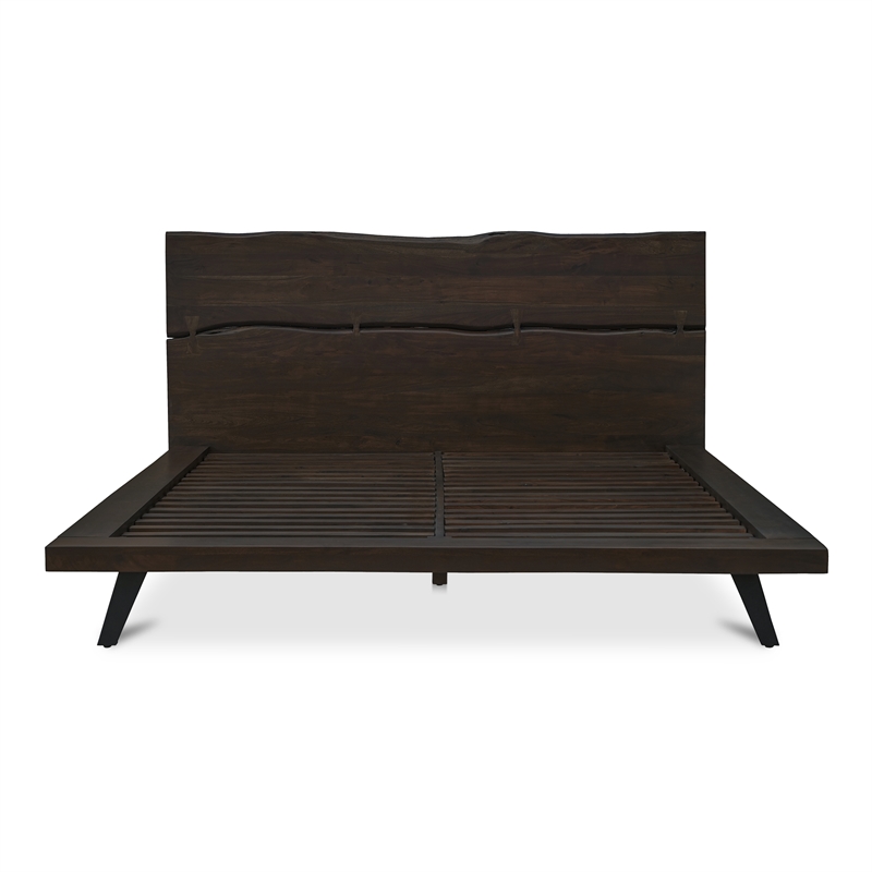 Moe's Home Collection Madagascar Beds Wood Brown
