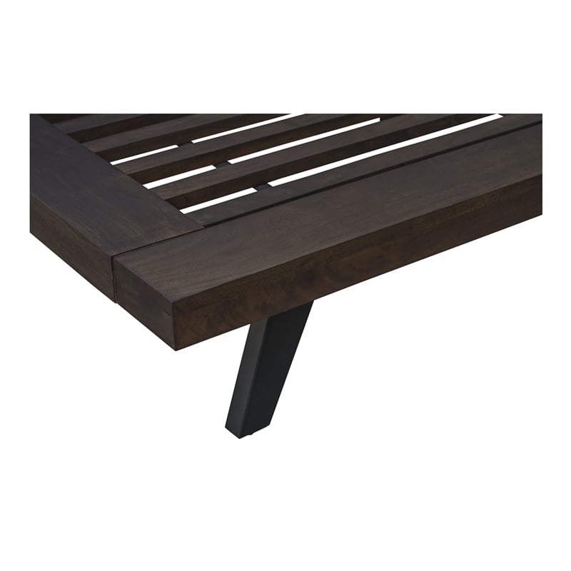Moe's Home Collection Madagascar Beds Wood Brown