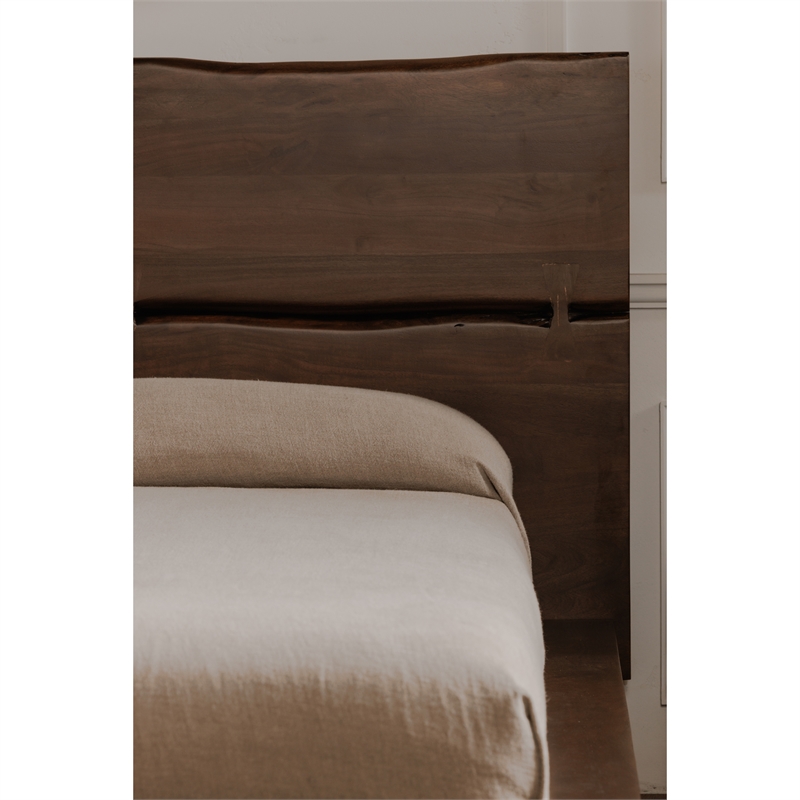 Moe's Home Collection Madagascar Beds Wood Brown