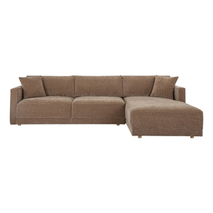 Moe's Home Collection Bryn Sectionals Fabric Brown