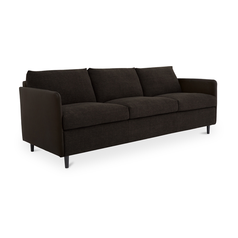 Moe's Home Collection Teller Sofas Fabric Black