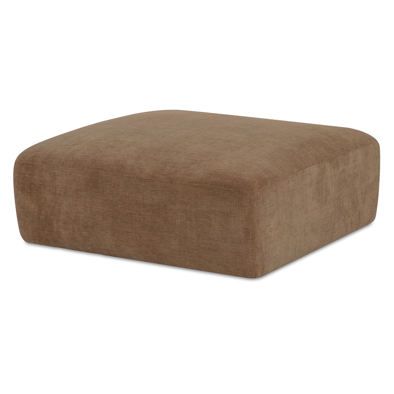 Moe's Home Collection Matina Ottomans Fabric Tan