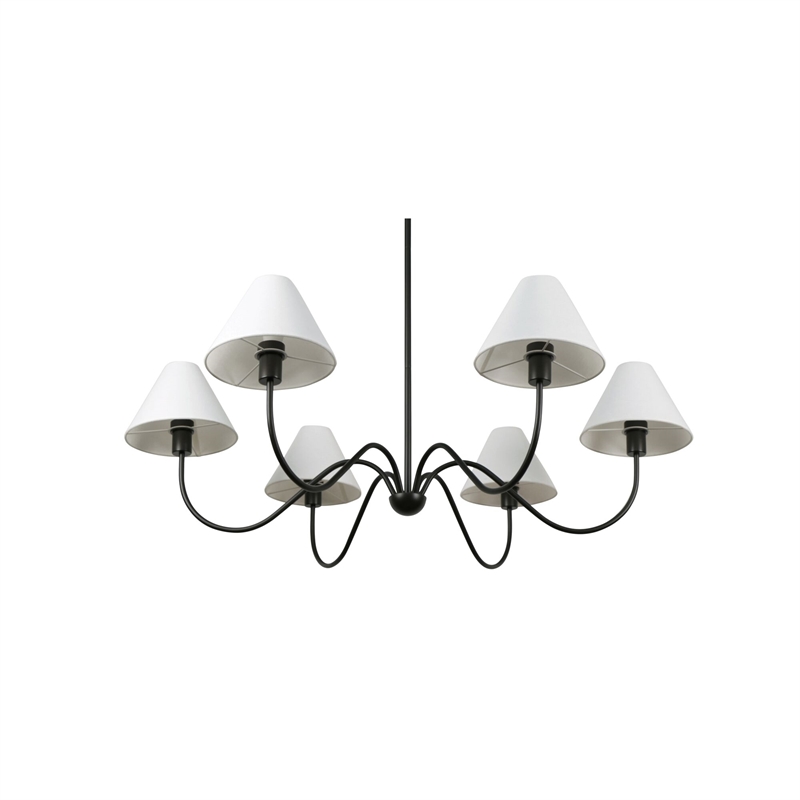 Moe's Home Collection Whitney Pendant Lamps Metal Black