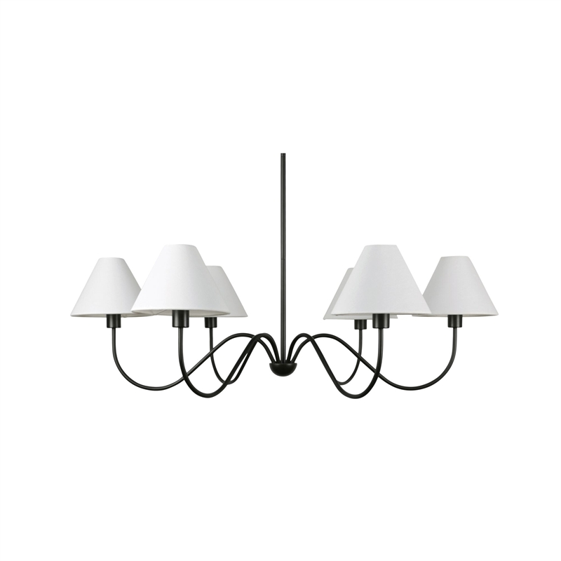 Moe's Home Collection Whitney Pendant Lamps Metal Black