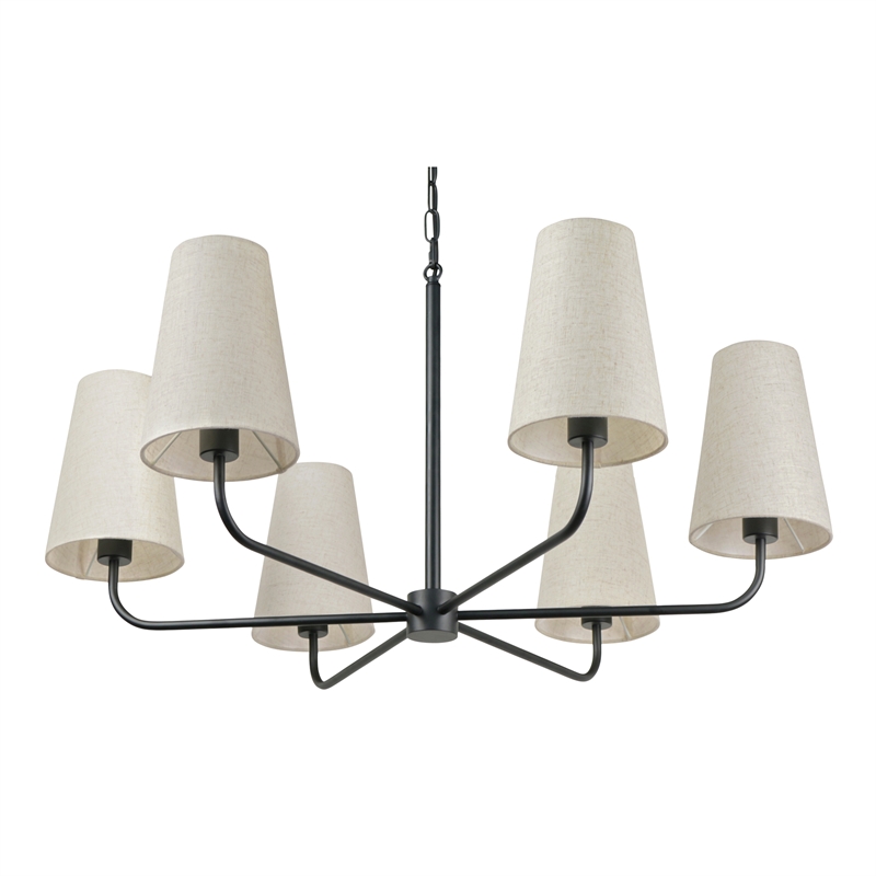 Moe's Home Collection Mathis Pendant Lamps Metal Black