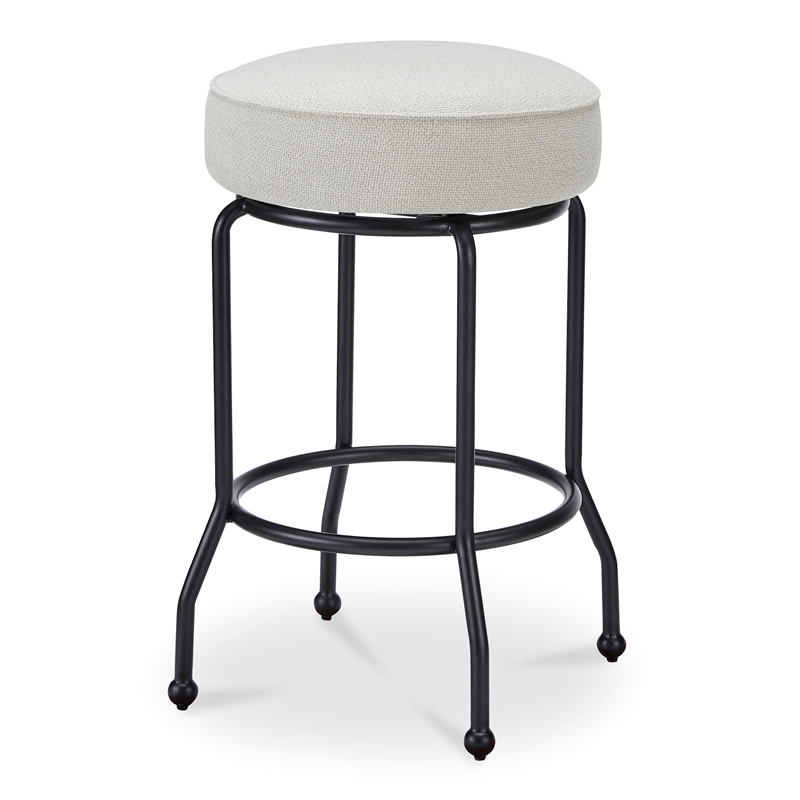 Moe's Home Collection Kelsey Counter Stools Fabric Beige