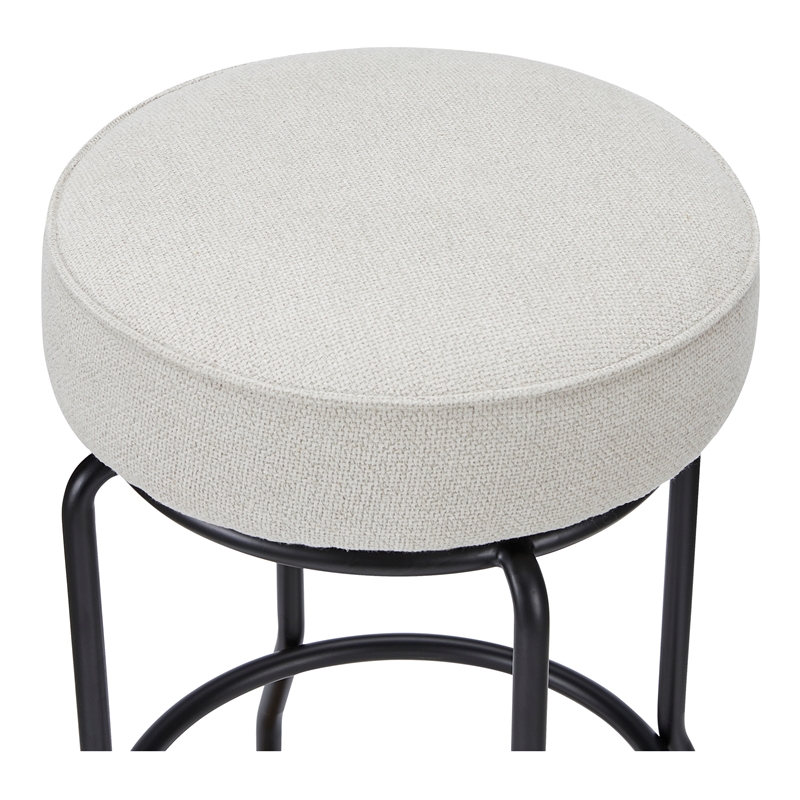 Moe's Home Collection Kelsey Counter Stools Fabric Beige