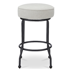 Moe's Home Collection Kelsey Counter Stools Fabric Beige