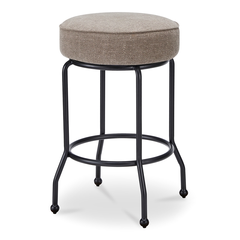 Moe's Home Collection Kelsey Counter Stools Fabric Brown