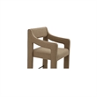 Moe's Home Collection Elise Counter Stools Fabric Brown