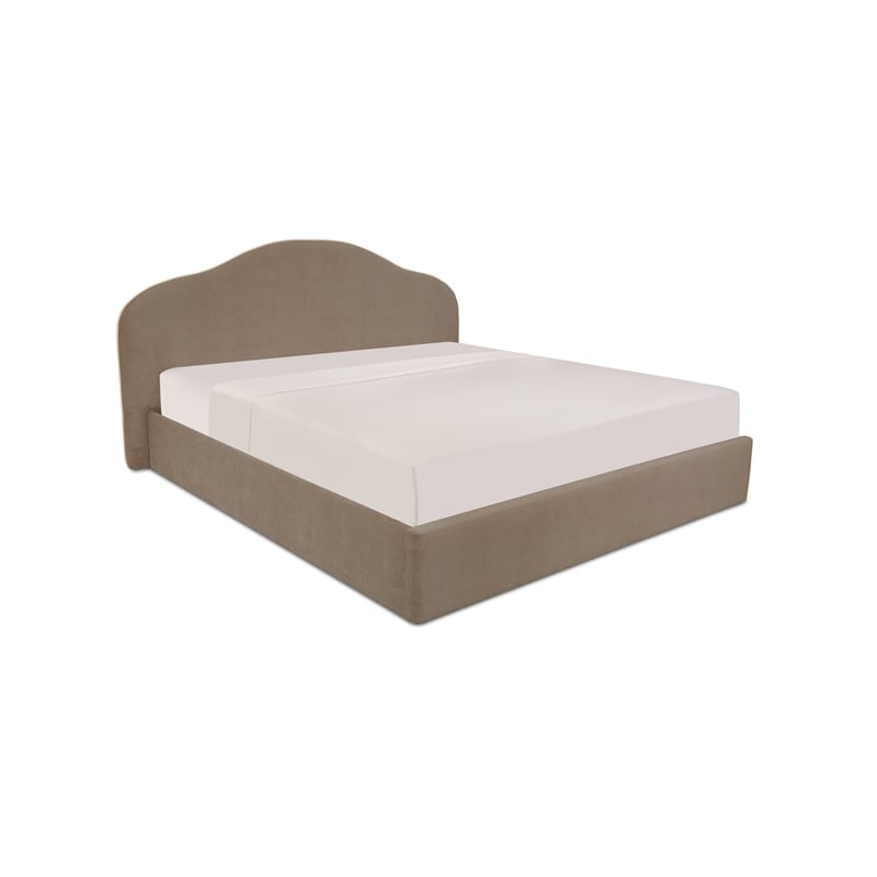 Moe's Home Collection Maggie Storage Beds Fabric Tan