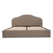 Moe's Home Collection Maggie Storage Beds Fabric Tan