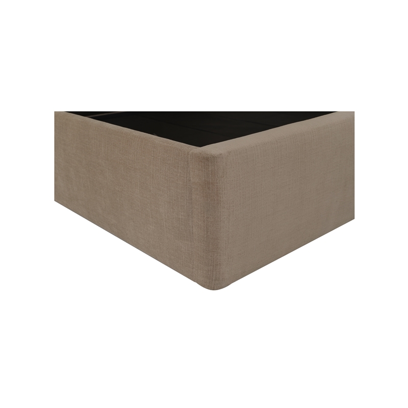 Moe's Home Collection Maggie Storage Beds Fabric Tan