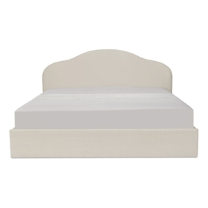 Moe's Home Collection Maggie Storage Beds Fabric White