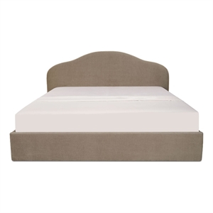 Moe's Home Collection Maggie Storage Beds Fabric Tan