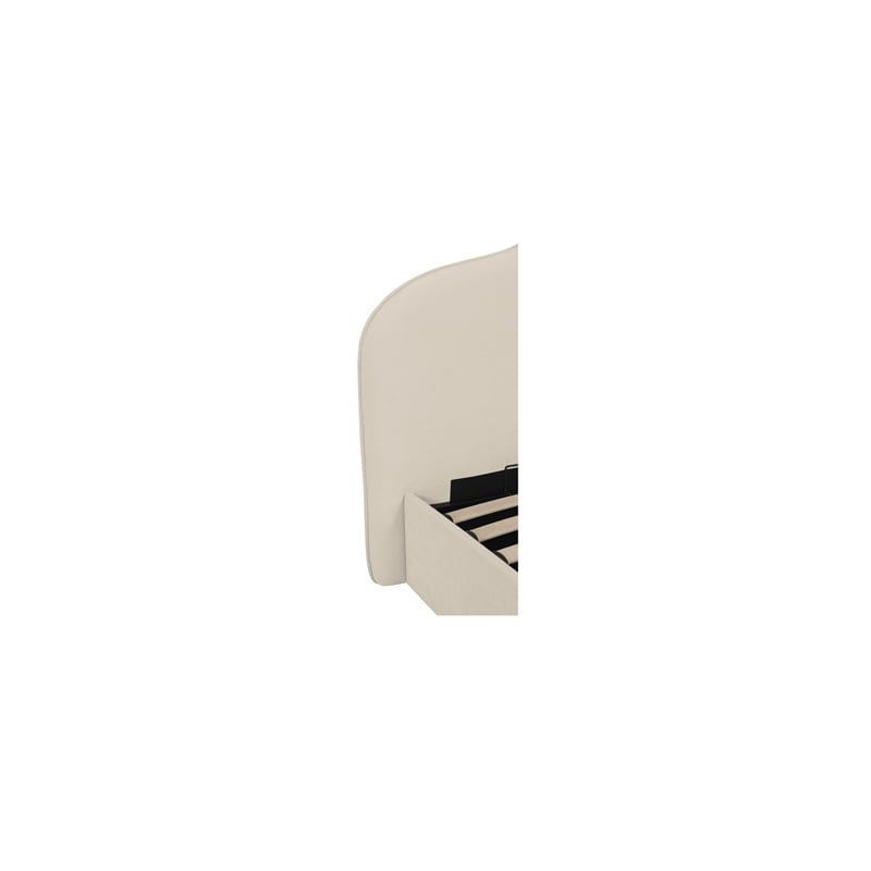 Moe's Home Collection Maggie Storage Beds Fabric White